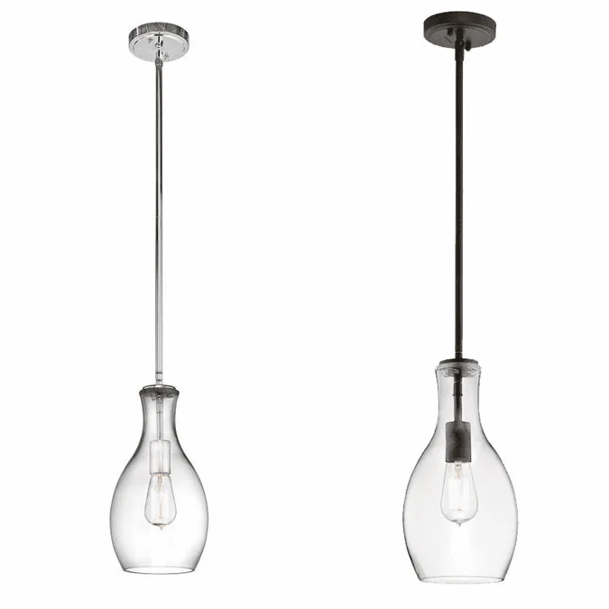Kichler 42456 Everly Retro 14″ Tall Mini Pendant Light