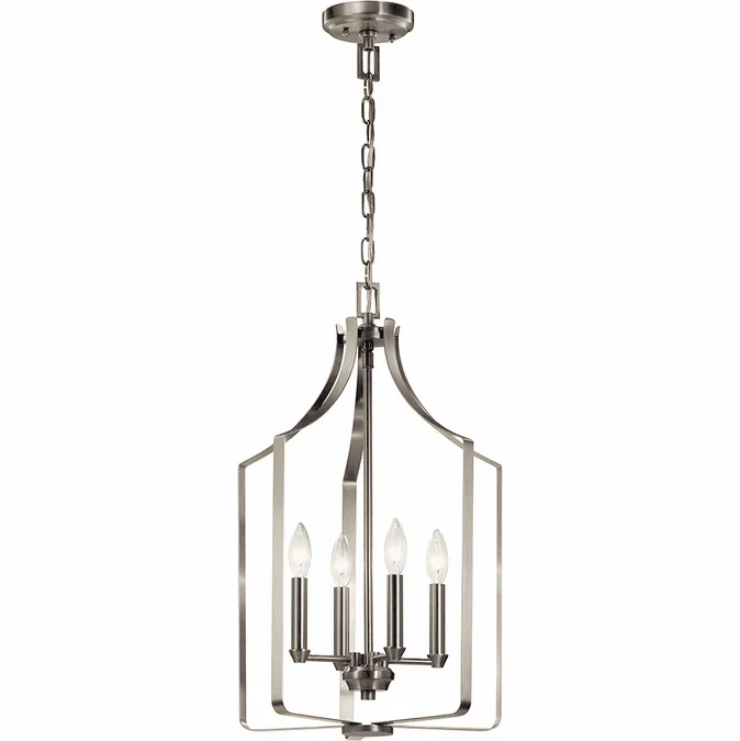 Kichler 42496NI Morrigan Brushed Nickel Foyer Lighting Fixture
