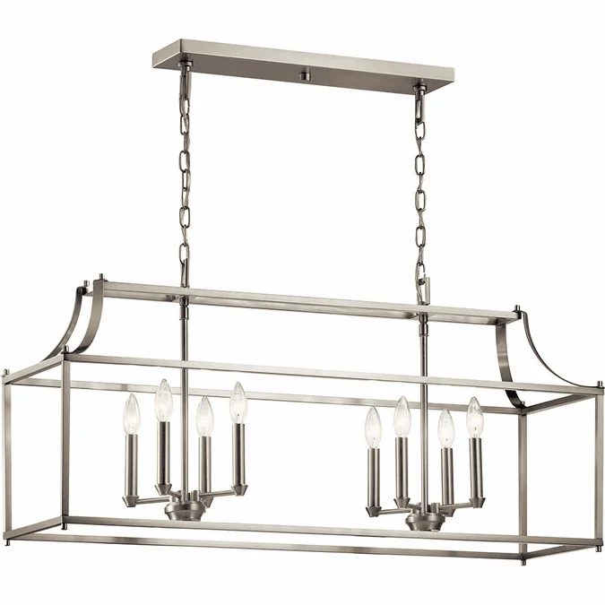 Kichler 42497NI Morrigan Brushed Nickel Island Lighting