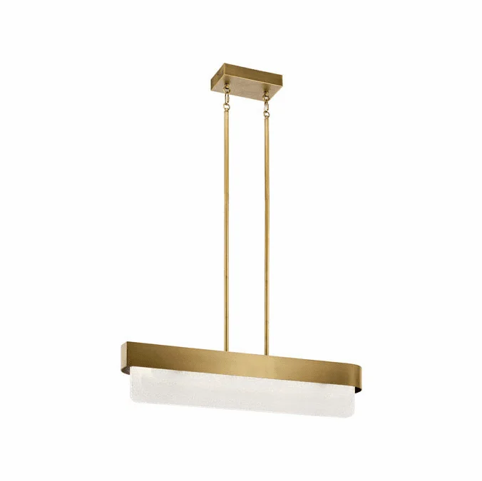 Kichler 44160NBRLED Serene Modern Natural Brass LED Kitchen Island Light