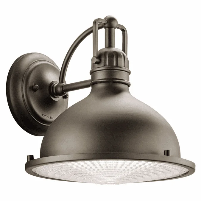 Kichler 49067OZ Hatteras Bay Large Vintage Olde Bronze Outdoor Wall Light