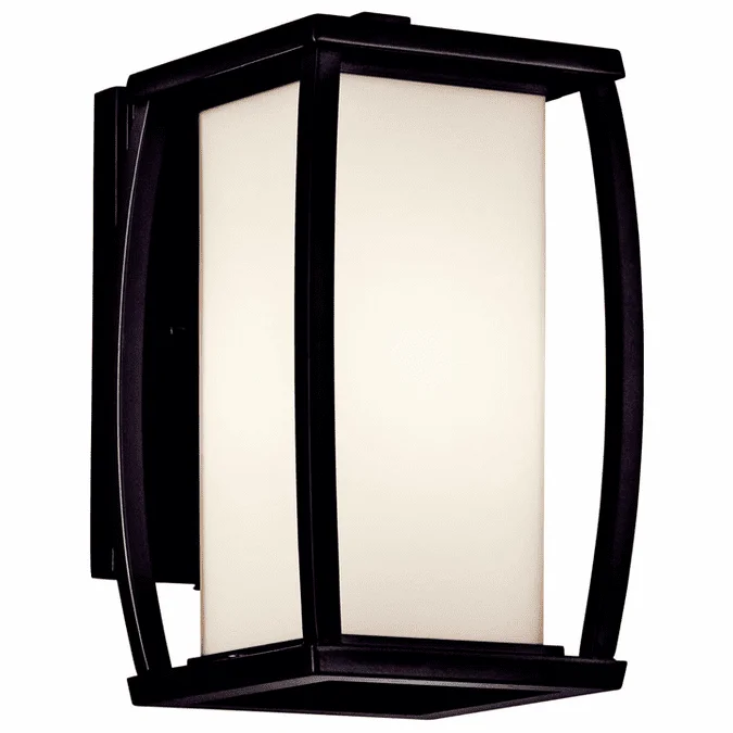 Kichler 49336AZ Bowen Small Contemporary Outdoor Wall Lighting