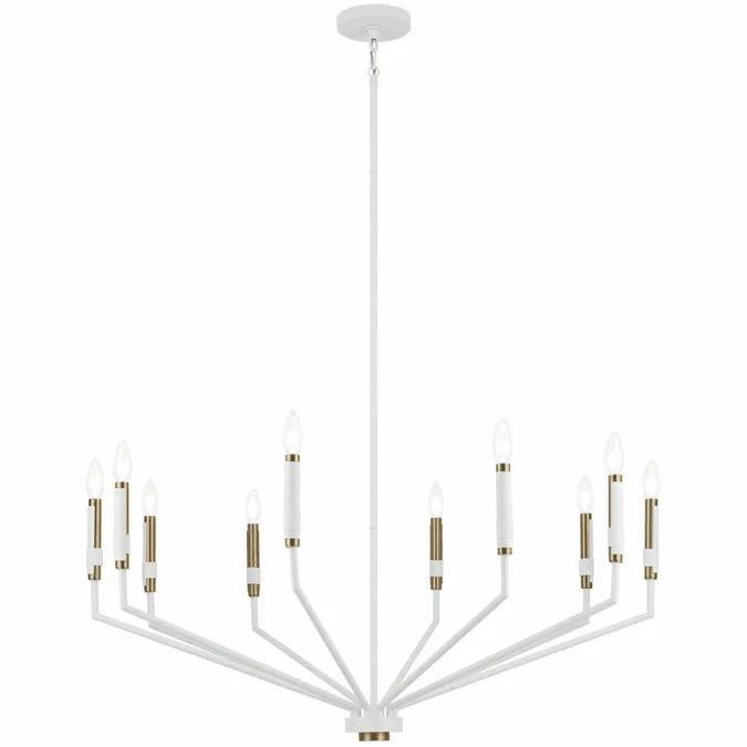 Kichler 52348WH Armand Modern White Hanging Chandelier