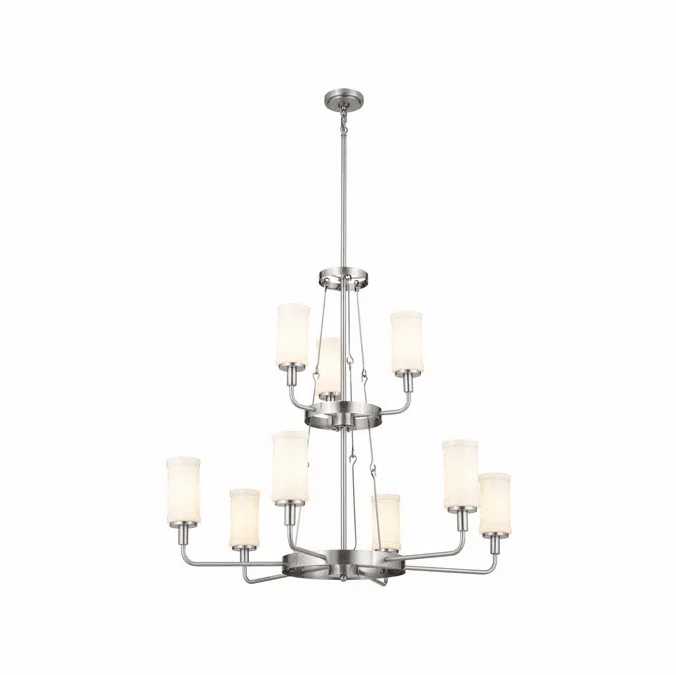 Kichler 52452CLP Vetivene Contemporary Classic Pewter Chandelier Light