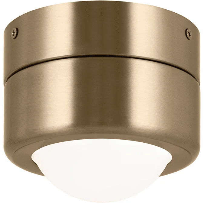 Kichler 52600CPZ Tibbi Modern Champagne Bronze LED Flush Ceiling Light Fixture