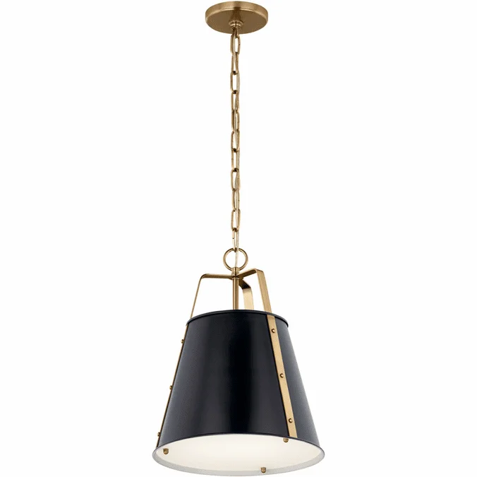 Kichler 52710BK Etcher Retro Black Hanging Lamp