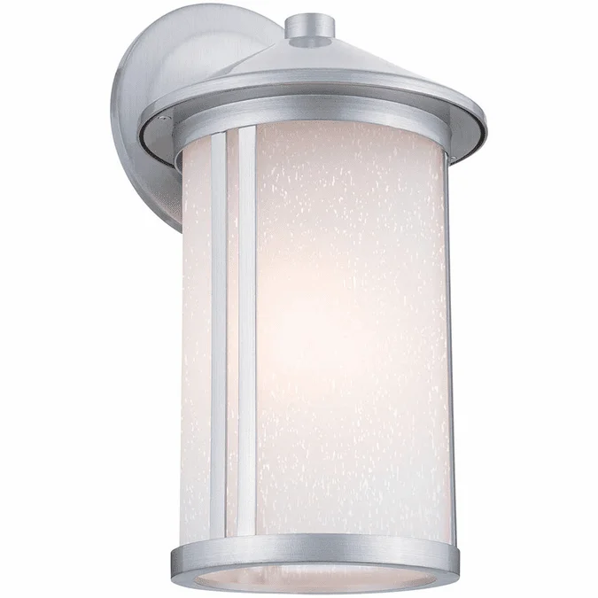 Kichler 59100BA Lombard Brushed Aluminum Outdoor 9.5″ Lighting Wall Sconce