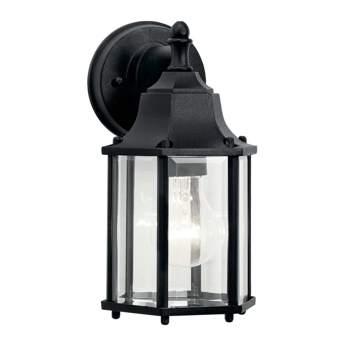 Kichler Chesapeake 10.25″ 1-LT Wall Light – Black – 9774BK
