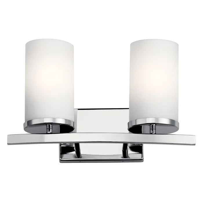 Kichler Crosby 2-LT Vanity Light – Chrome – 45496CH