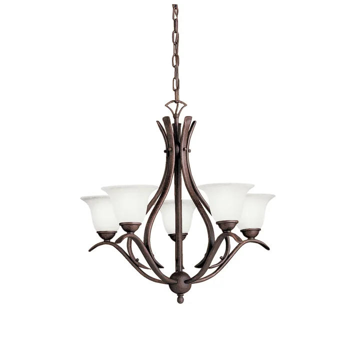 Kichler Dover 5-LT Chandelier – Tannery Bronze – 2020TZ