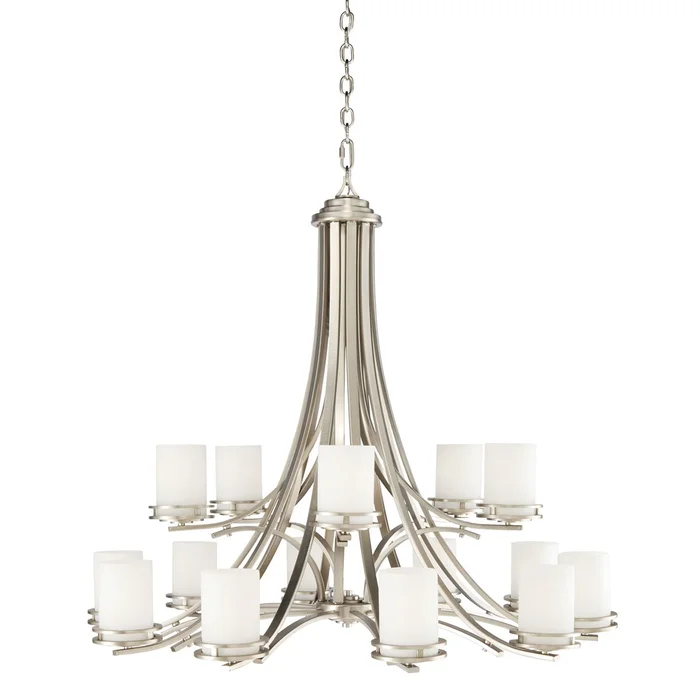 Kichler Hendrik 15-LT Chandelier – Brushed Nickel – 1675NI