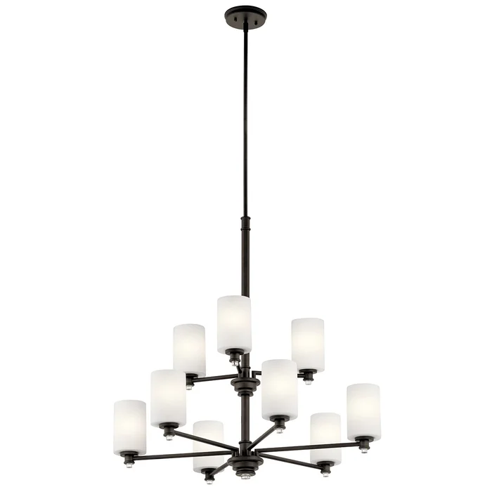 Kichler Joelson 9-LT Chandelier – Olde Bronze – 43924OZL18