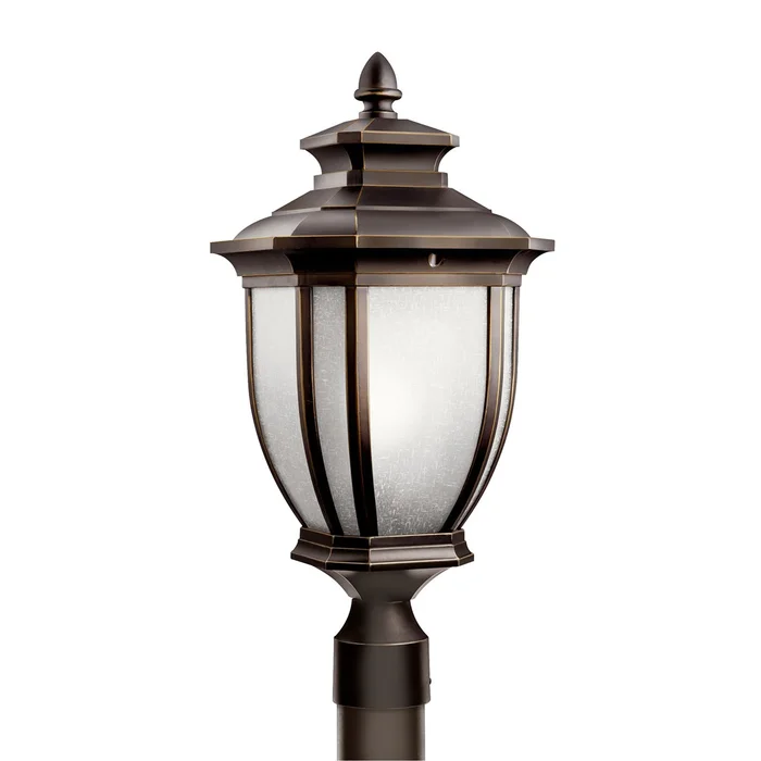 Kichler Salisbury 1-LT Post Light – Rubbed Bronze – 9938RZ