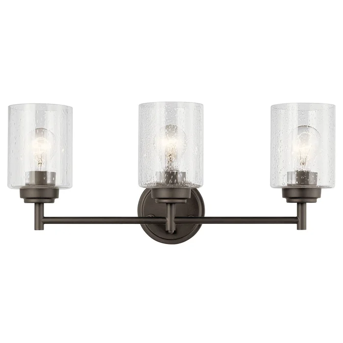 Kichler Winslow 3-LT Vanity Light – Olde Bronze – 45886OZ