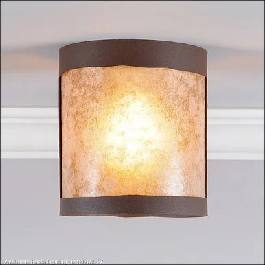 Kincaid-Rustic Plain One Light Semi Flush Mount in Rustic Brown (172|M49101AL-27)