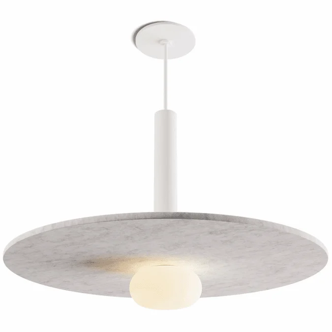 Koncept CMP-S1-S-12-MWT+ALTM20+GLB Combi Modern Matte White LED Mini Drop Ceiling Light Fixture