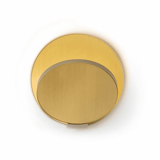 Koncept GRW-S-SIL-BRS Gravy Modern Silver / Brushed Brass Felt LED Lamp Sconce