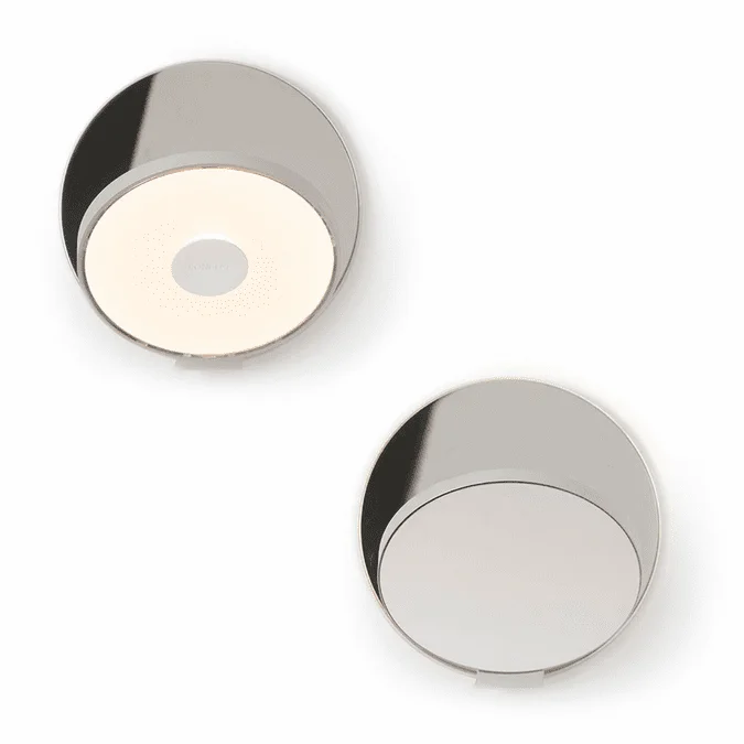 Koncept GRW-S-SIL-CRM Gravy Modern Silver / Chrome LED Lighting Sconce