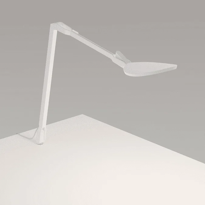 Koncept SPY-W-MWT-RCH-THR Splitty Modern Matte White LED Reach Through-Table Mount Reading Lamp