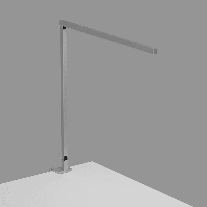 Koncept ZBD1000-SIL-2CL Z-Bar Gen 4 Contemporary Silver LED Clamp Desk Lamp