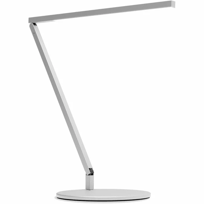 Koncept ZBD1000-SIL-DSK Z-Bar Gen 4 Contemporary Silver LED Study Lamp