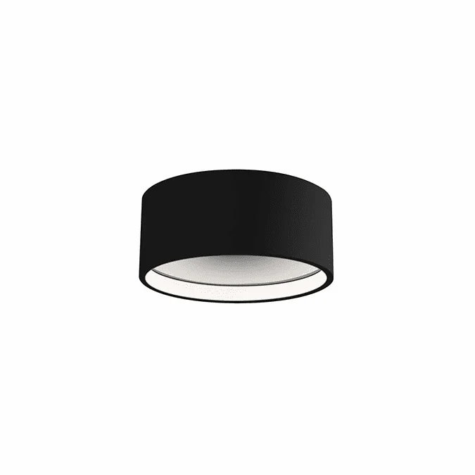 Kuzco EC18705-BK Trenton Contemporary Black LED Outdoor Ceiling Lighting