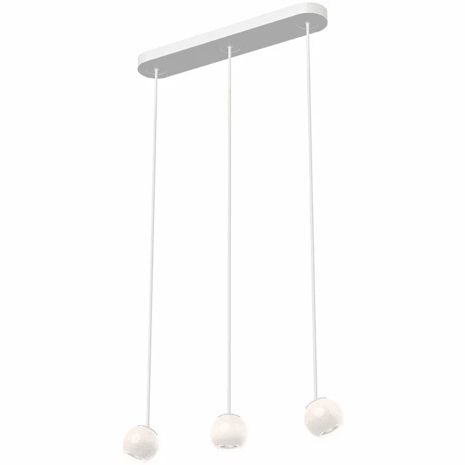 Kuzco MP47613-WH Europa Modern White LED Multi Pendant Lamp