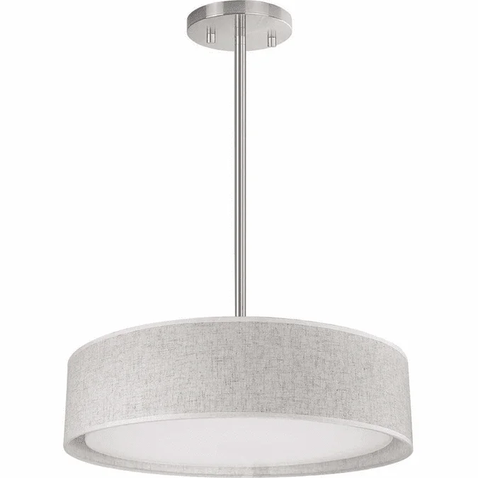 Kuzco PD7916-BE-5CCT Dalton Beige LED 16″ Drum Hanging Light Fixture