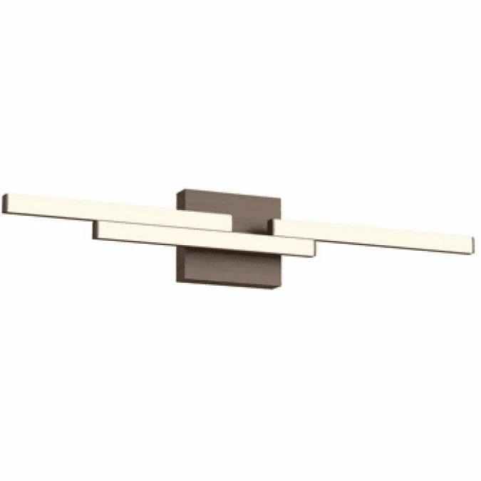 Kuzco VL52727-WT Anello Minor Modern Walnut LED 27″ Vanity Lighting Fixture