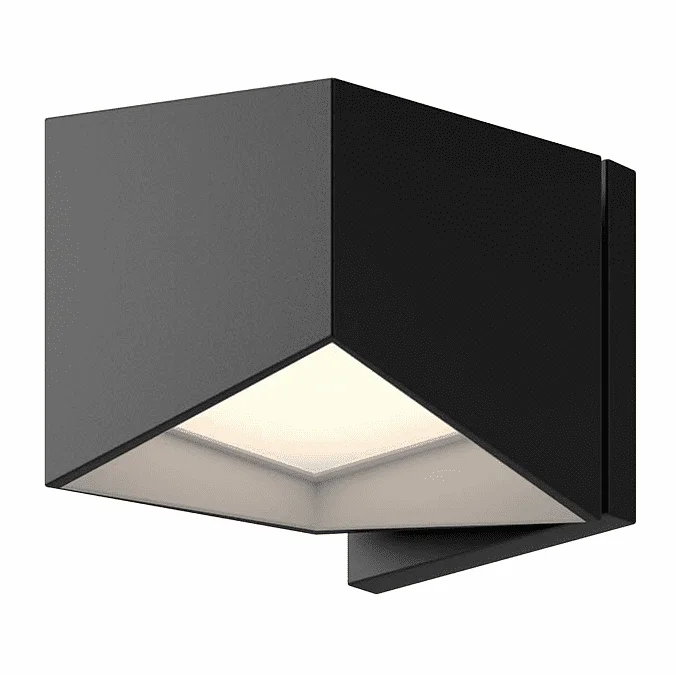 Kuzco WS31205-BK/WH Cubix Contemporary Black/White LED Wall Lighting Fixture