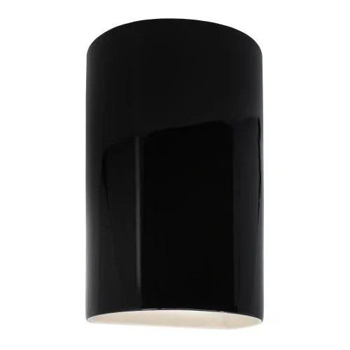 Large ADA Cylinder – Closed Top (Outdoor) (254|CER-5260W-BLK)