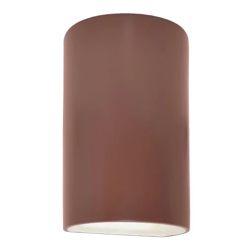 Large ADA Cylinder – Closed Top (Outdoor) (254|CER-5260W-CLAY)
