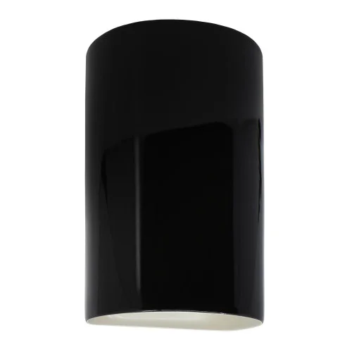 Large ADA Outdoor LED Cylinder – Open Top & Bottom (254|CER-5265W-BKMT)