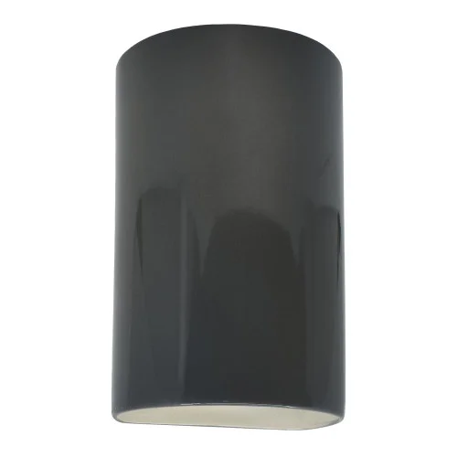 Large ADA Outdoor LED Cylinder – Open Top & Bottom (254|CER-5265W-GRY)