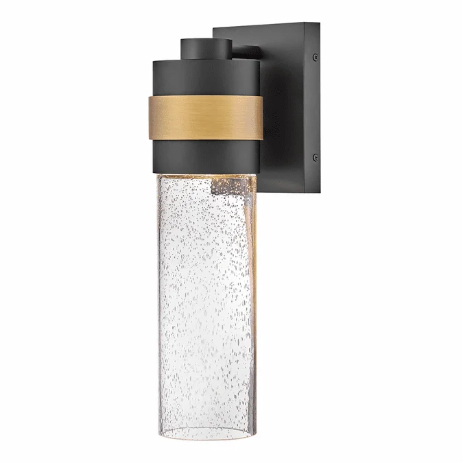 Lark 82044BK-LL Albie Modern Black LED Exterior Lighting Sconce