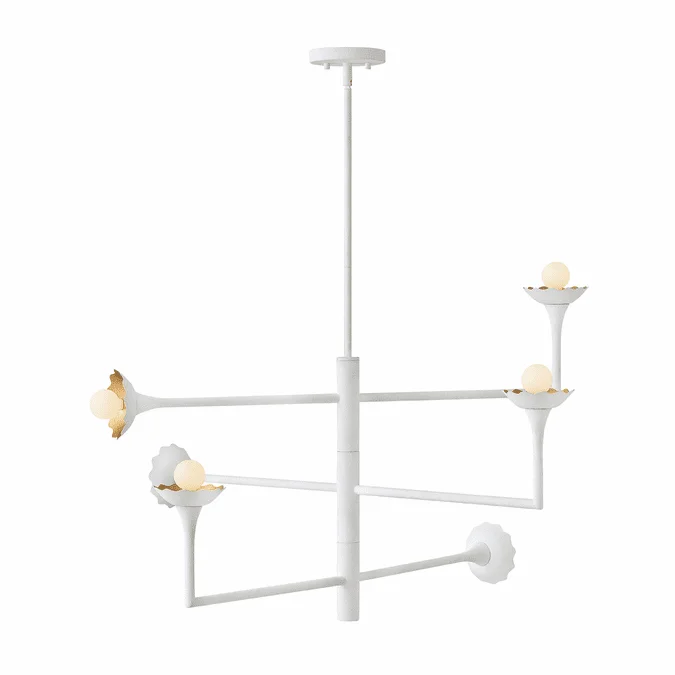 Lark 84246TXP Darla Contemporary Textured Plaster LED Chandelier Lighting
