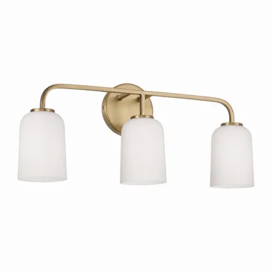 Lawson Three Light Vanity in Aged Brass (65|148831AD-542)