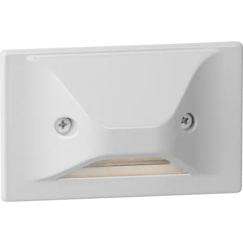 LED Indoor/Outdoor Satin White Integrated LED Wall or Step Light (149|P660005-028-30)