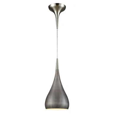 Lindsey One Light Mini Pendant in Satin Nickel (45|31341/1WZ)