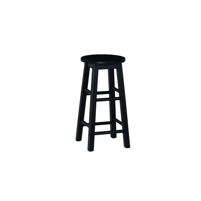 Linon 24″ Counter Stool Black CS251BLK01U