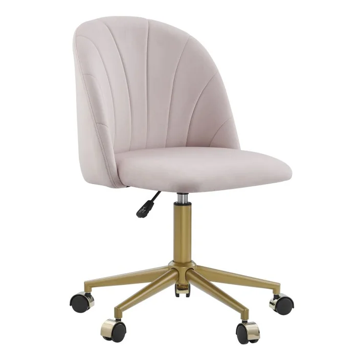 Linon Adalynn Desk Chair Pink CH301PNK01U
