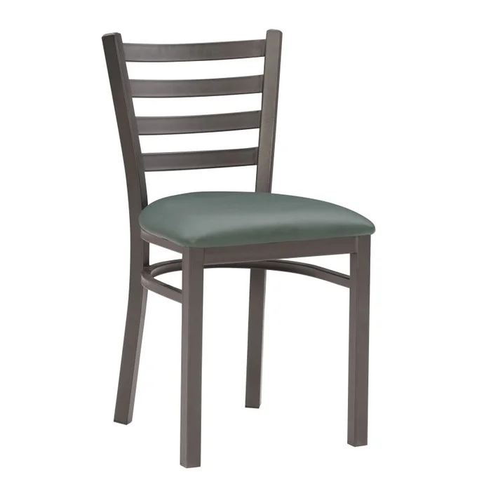 Linon Baxter Side Chair Black Green (Set of 2) CH153BLKGRN02