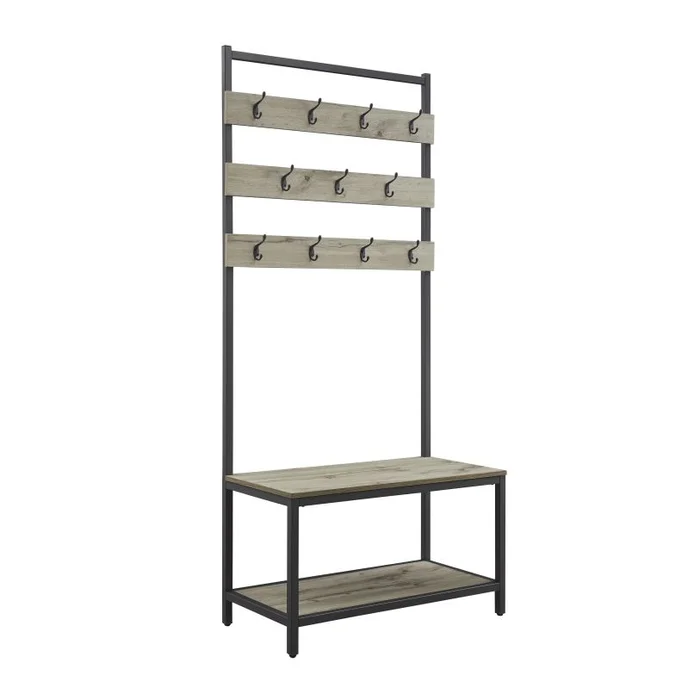 Linon Hayden Hall Tree Grey BH203GRY01U