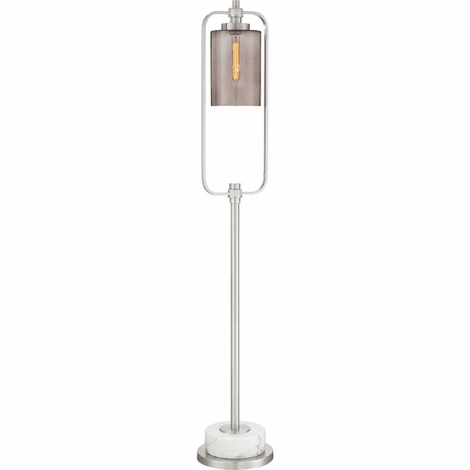 Lite Source LS-83440 Lubbock Contemporary Brushed Nickel Floor Lamp Light