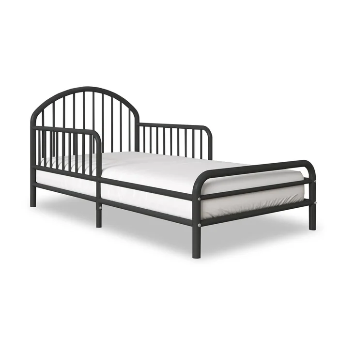 Little Seeds River Metal Toddler Bed – Black|Lit River de Little Seeds en mtal pour bambin – noir