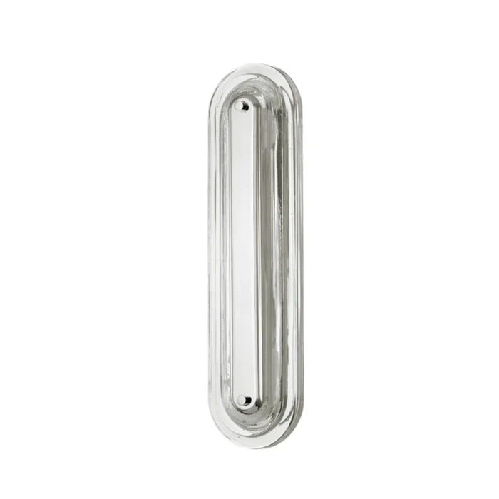Litton 1-Light Wall Sconce in Polished Nickel by PEMBROOKE & IVES 5.75L x 5.75W x 21.25H