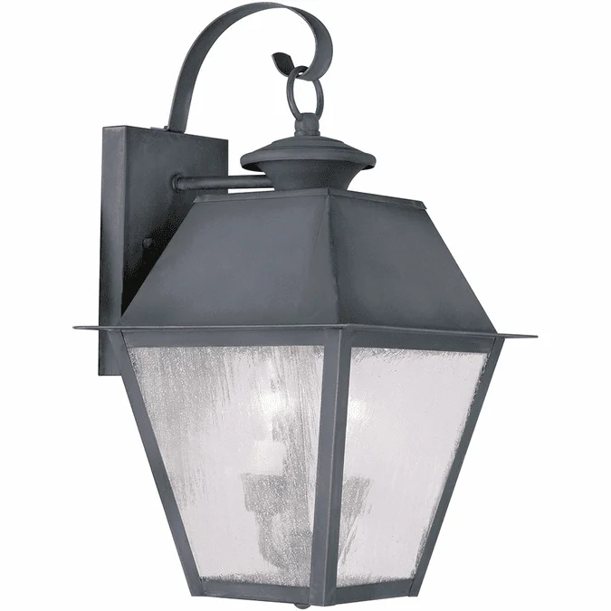 Livex 2165-61 Mansfield Charcoal Wall Lighting Sconce