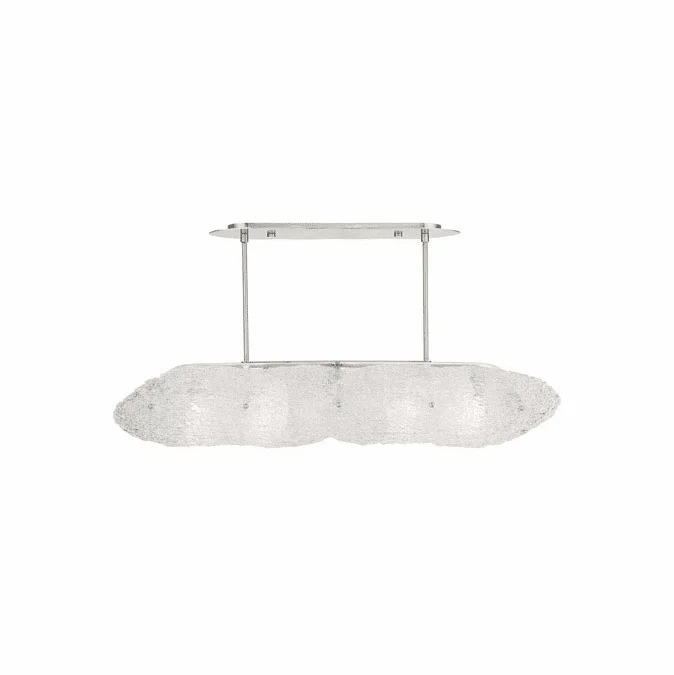Livex 45438-91 Belvidere Contemporary Brushed Nickel Island Lighting