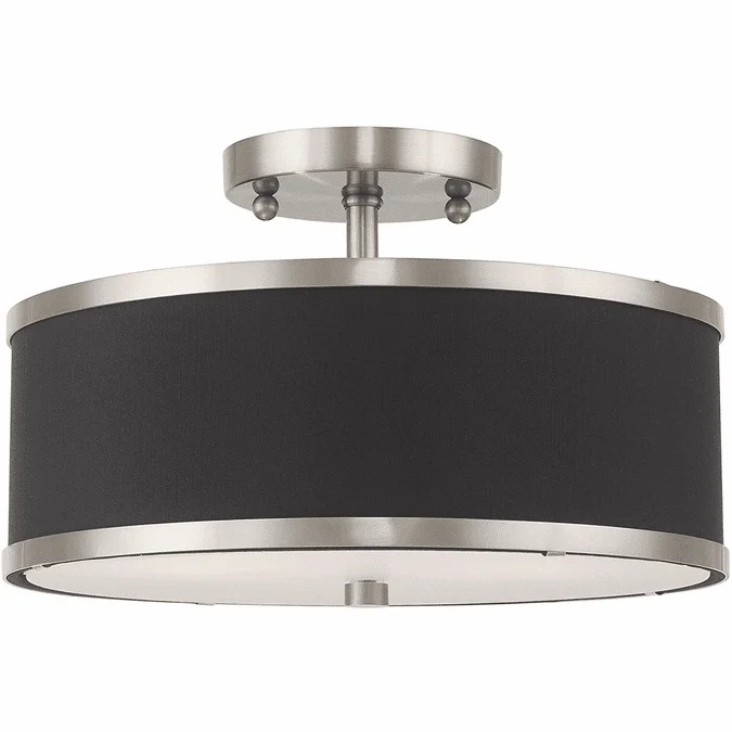 Livex 60402-91 Park Ridge Brushed Nickel Home Ceiling Lighting
