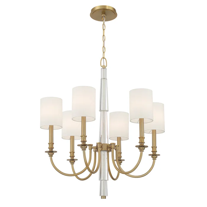 Lloyd 6 Light Chandelier By Crystorama